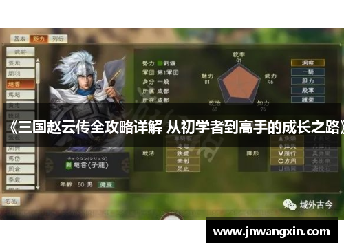 《三国赵云传全攻略详解 从初学者到高手的成长之路》